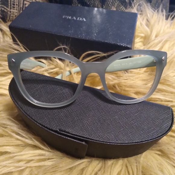 ❤NEW! PRADA TWO TONE GREEN FRAMES - Picture 5 of 11